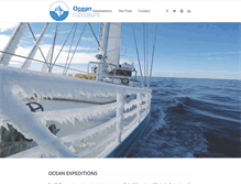 Tablet Screenshot of ocean-expeditions.com
